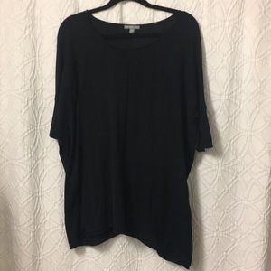 James Perse Oversized Sweater Black Sz 2